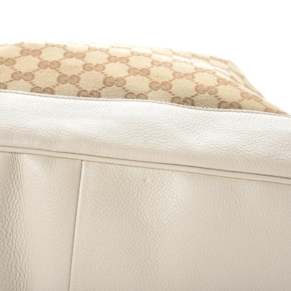 Gucci Monogram Medium Diana Bamboo Shoulder Bag Off White 12 of 14