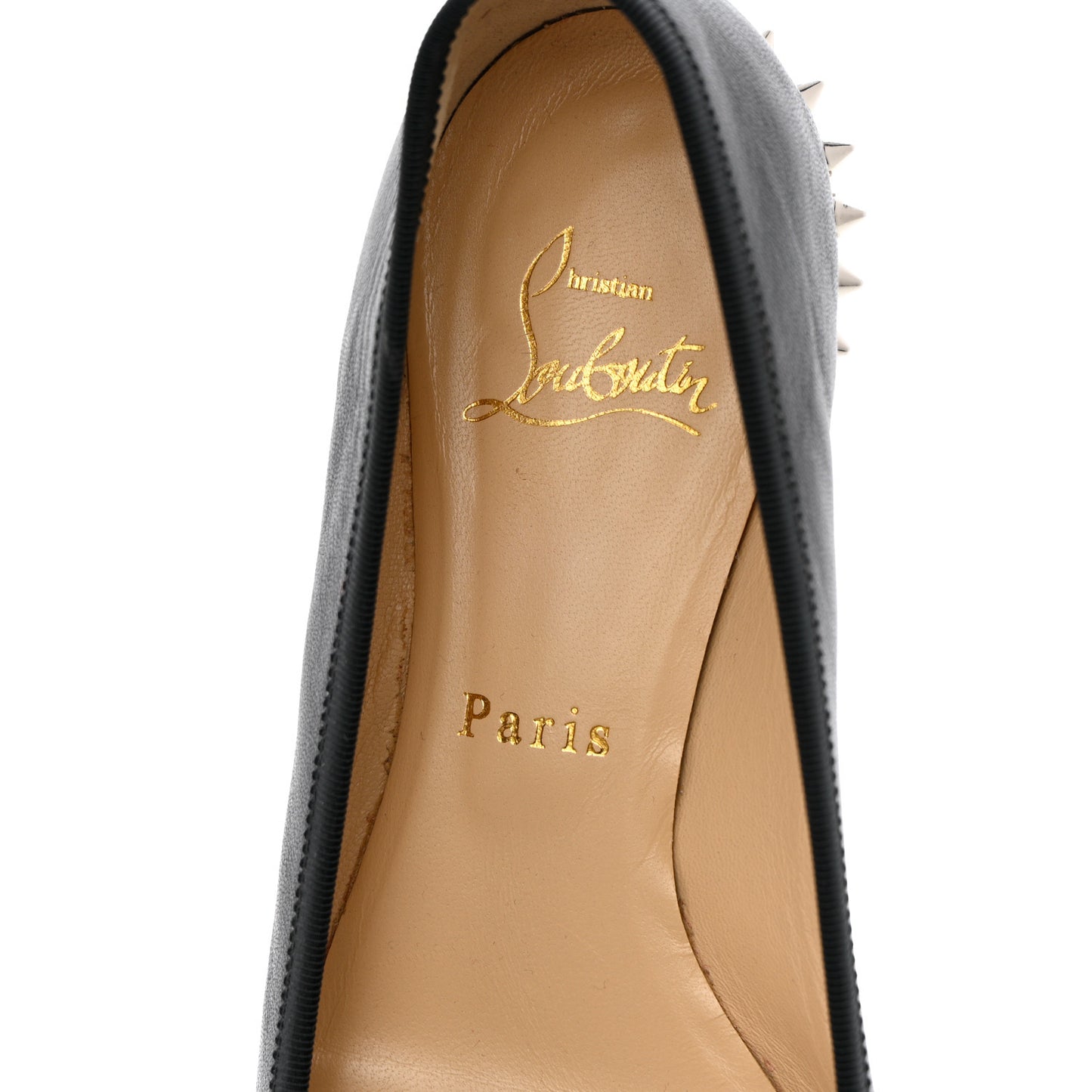 Shiny Nappa La Massine Flats 38 Black