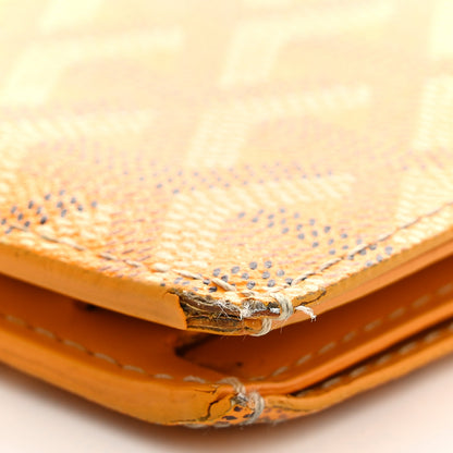 Goyard Goyardine Victoire Bi-Fold Wallet Yellow 10 of 11