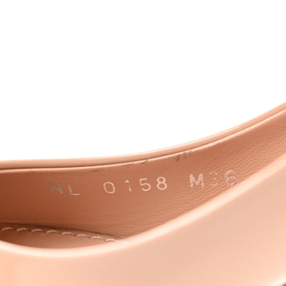 Louis Vuitton Patent Monogram Pumps 36 Nude 8 of 9