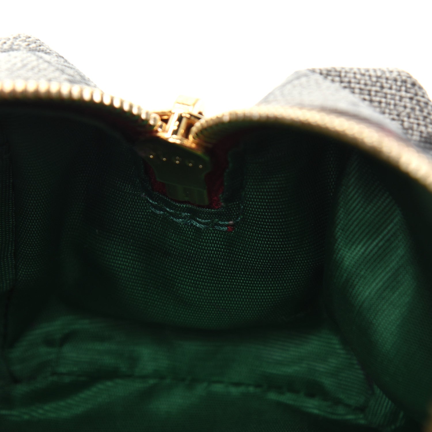 Gucci Soft GG Supreme Monogram Calfskin Small Ophidia Cosmetic Case Beige Ebony Hibiscus Red 11 of 14