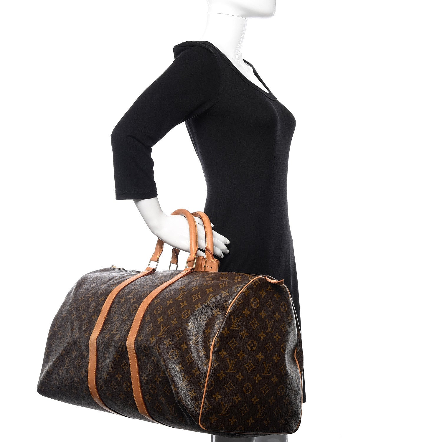 Louis Vuitton Monogram Keepall 55 2 of 16