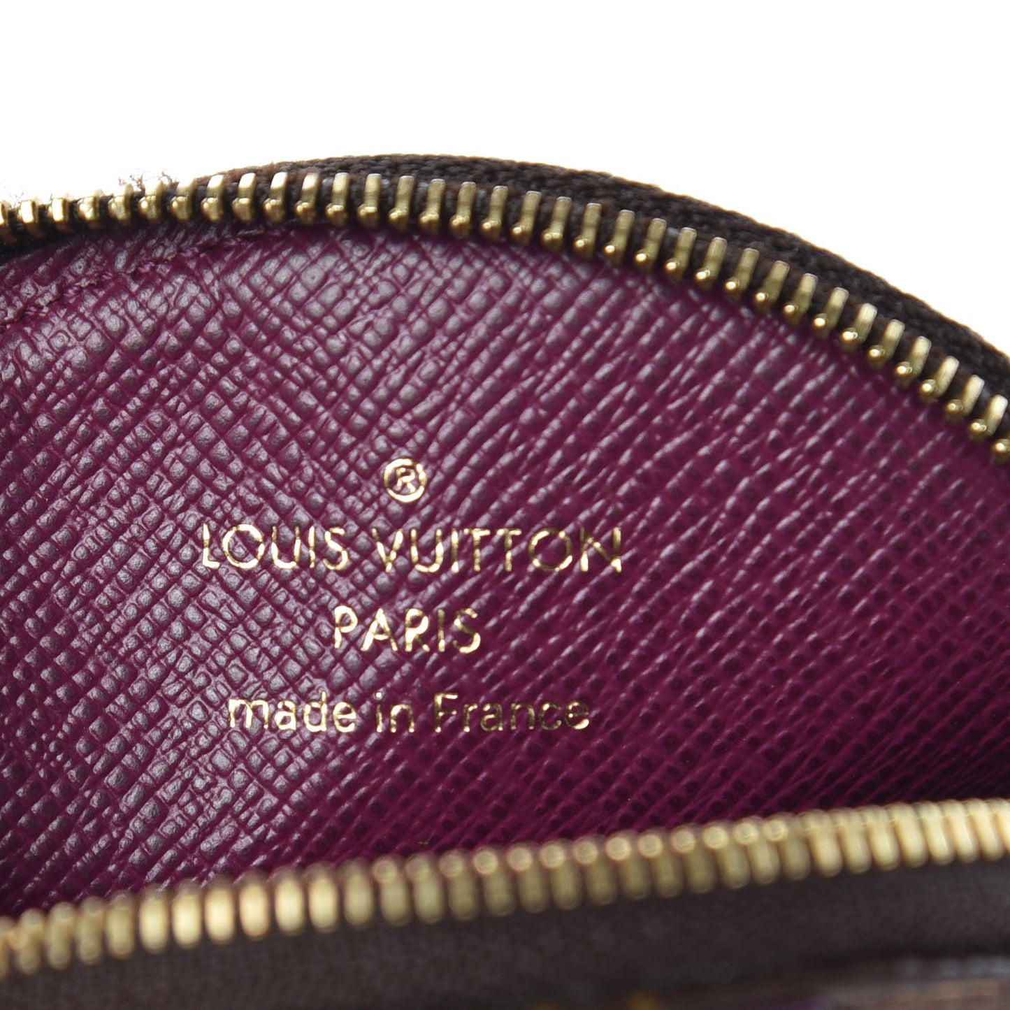 Monogram Totem Round Coin Purse Magenta