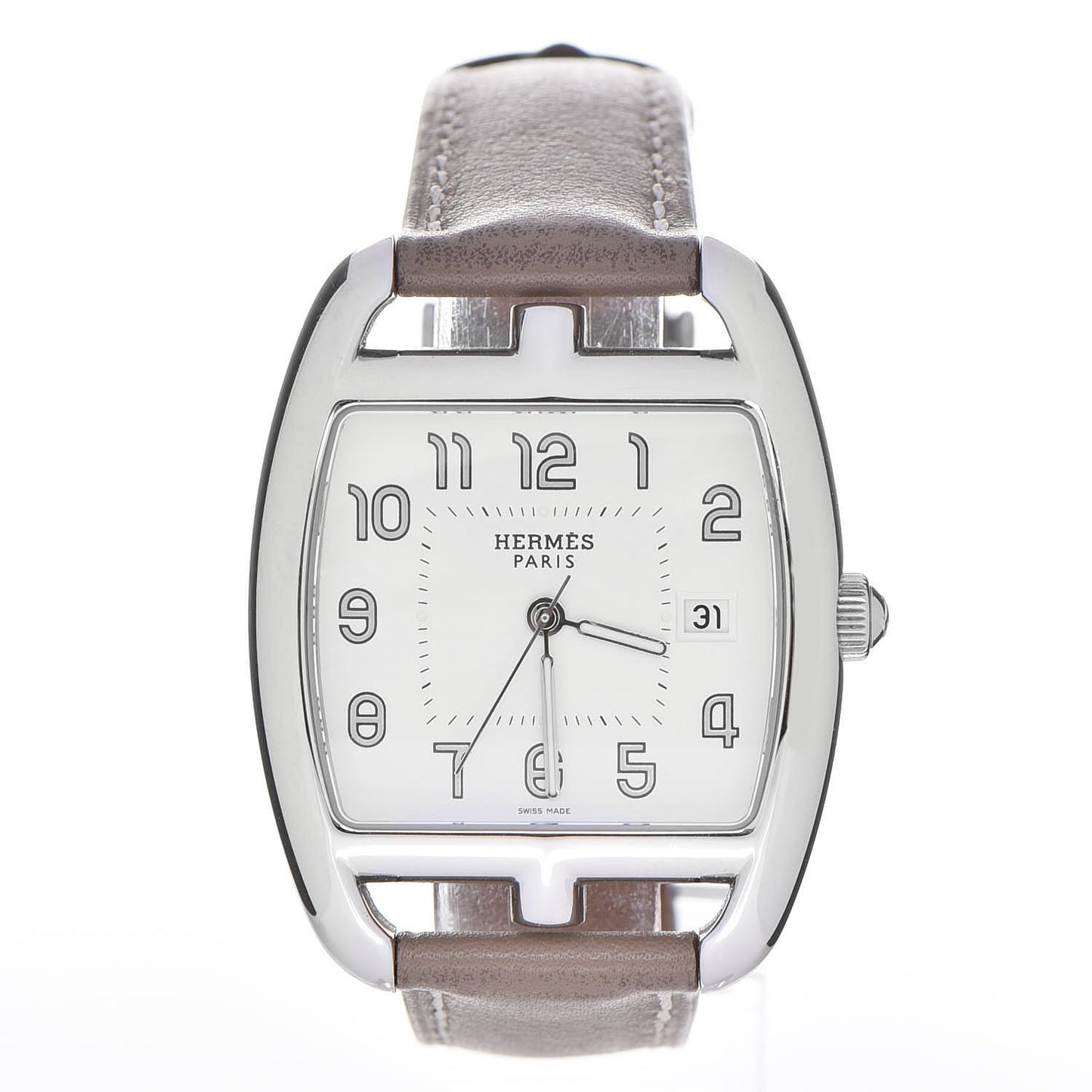 Stainless Steel Swift 33mm Cape Cod Tonneau Quartz Watch Etoupe