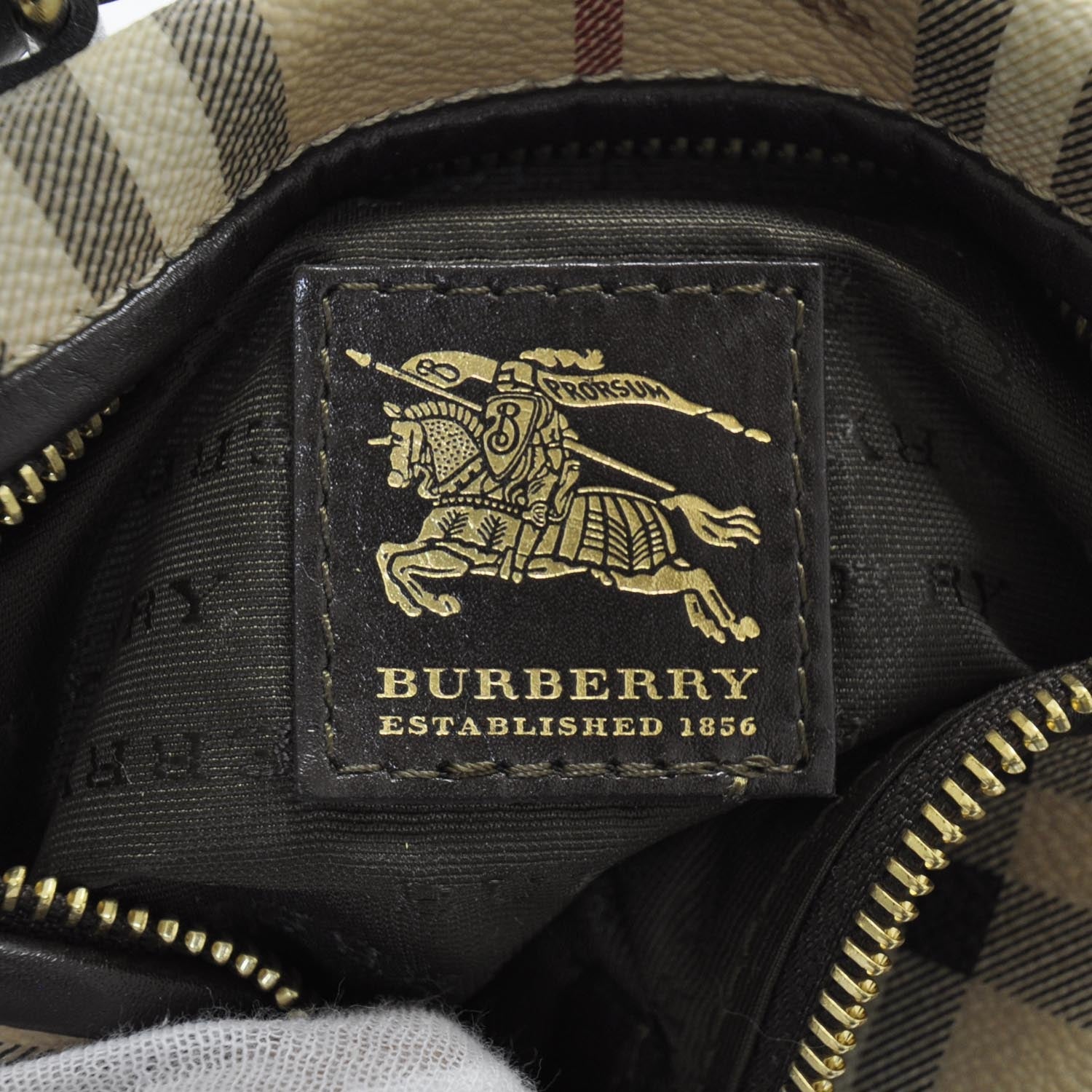 Burberry Haymarket Check Small Cosmetic Bag 10 of 10