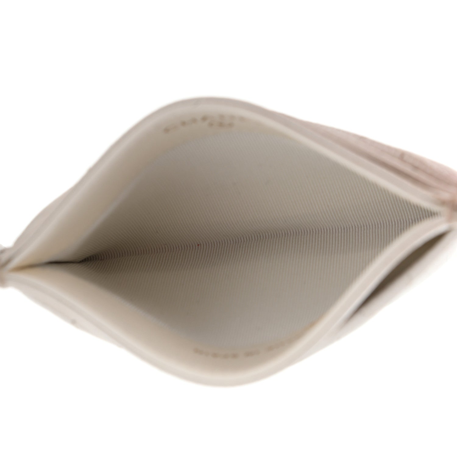 Chanel Caviar Quilted Card Holder White 5 of 12