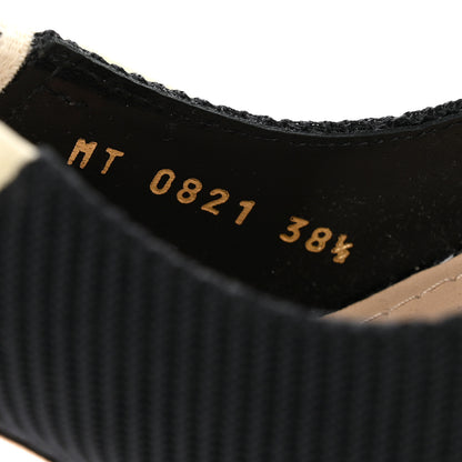 Christian Dior Technical Canvas Ribbon J'Adior Slingback 100mm Pumps 38.5 Black 9 of 10