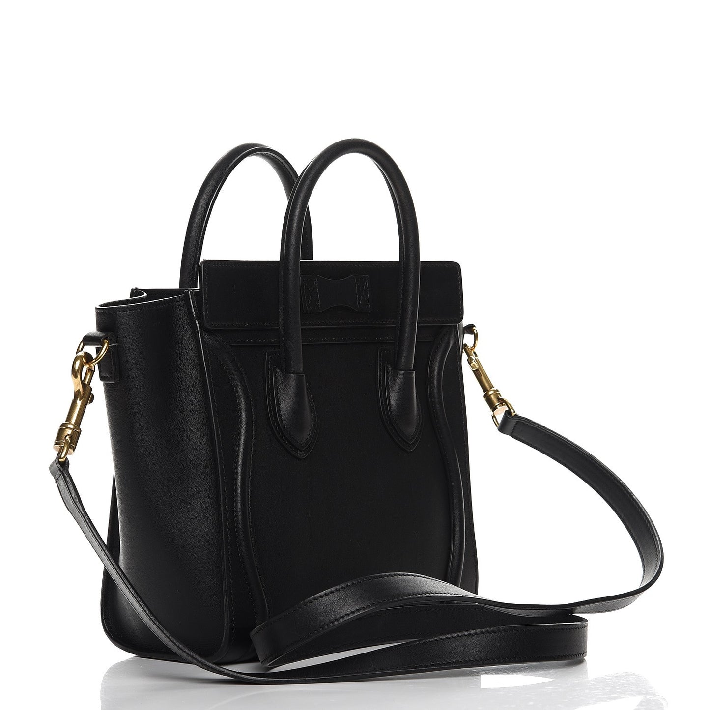 Smooth Calfskin Nano Luggage Black