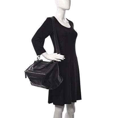 Givenchy Calfskin Studded Medium Pandora Black 2 of 12