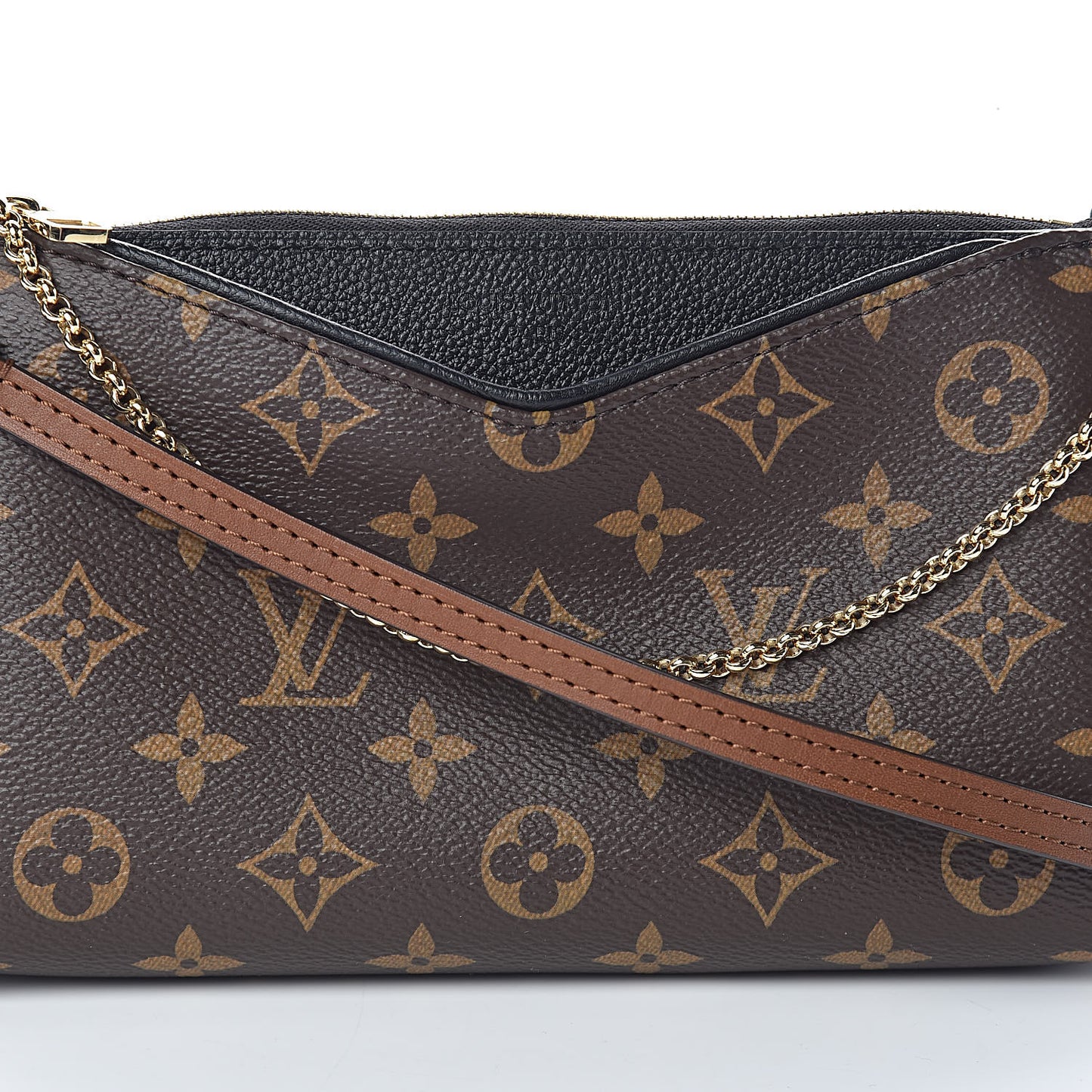 Monogram Pallas Clutch Black