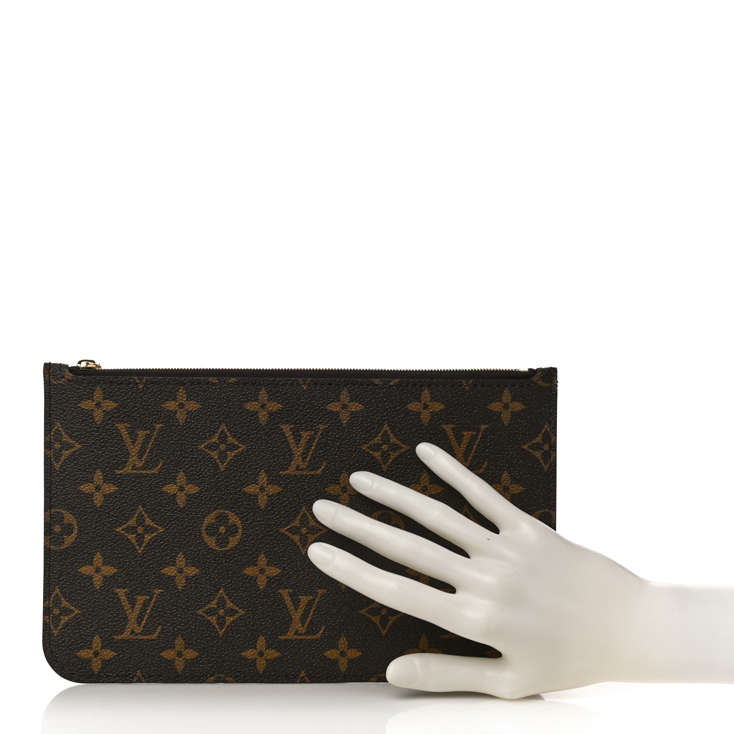 Louis Vuitton Monogram Neverfull MM GM Pochette 2 of 9