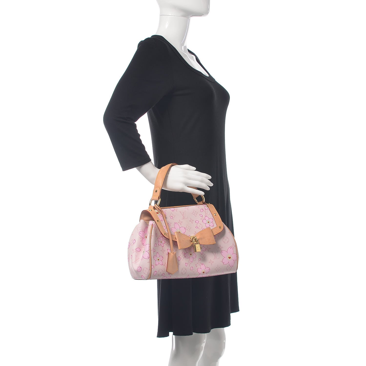 Louis Vuitton Monogram Cherry Blossom Sac Retro Pink 2 of 16