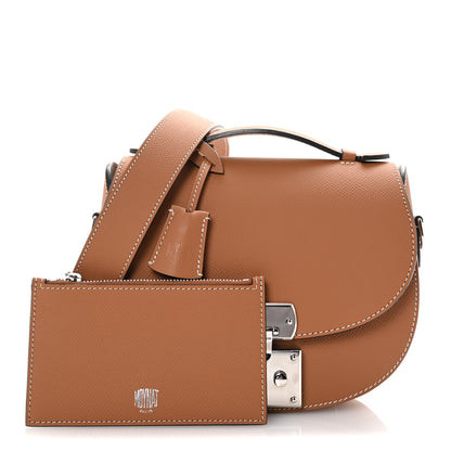 Moynat Carat Calfskin Flori PM Camel 3 of 10