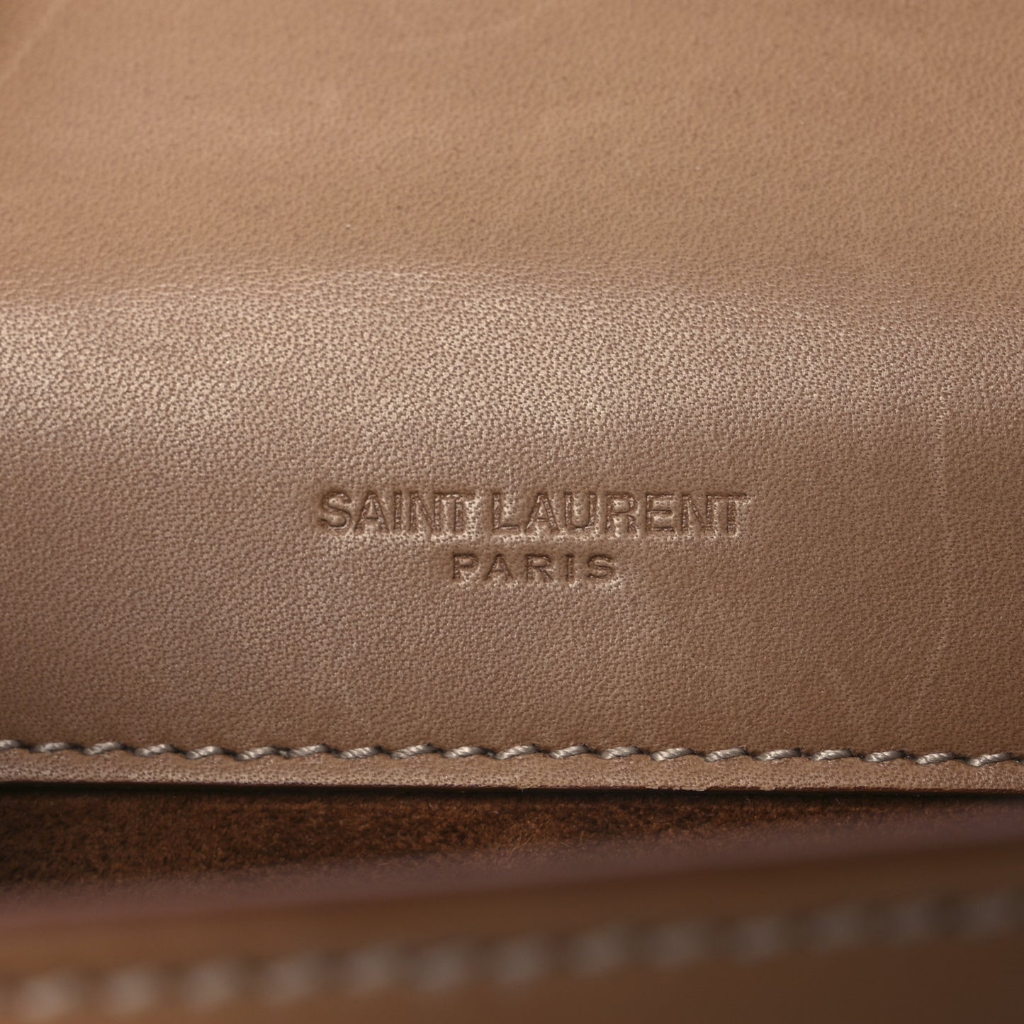 Smooth Calfskin North South Kaia Satchel Vintage Brown