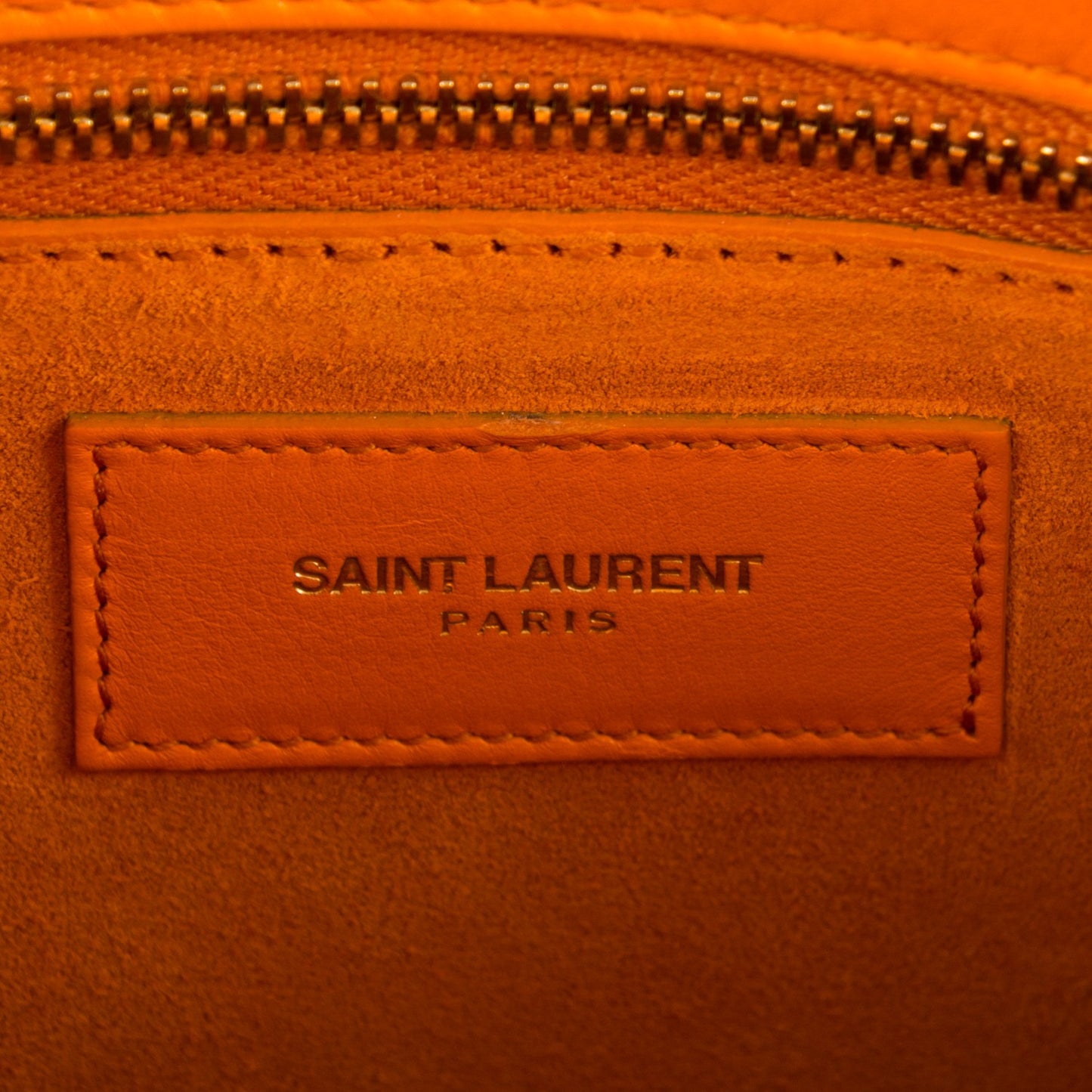 Calfskin Small Sac De Jour Mandarine