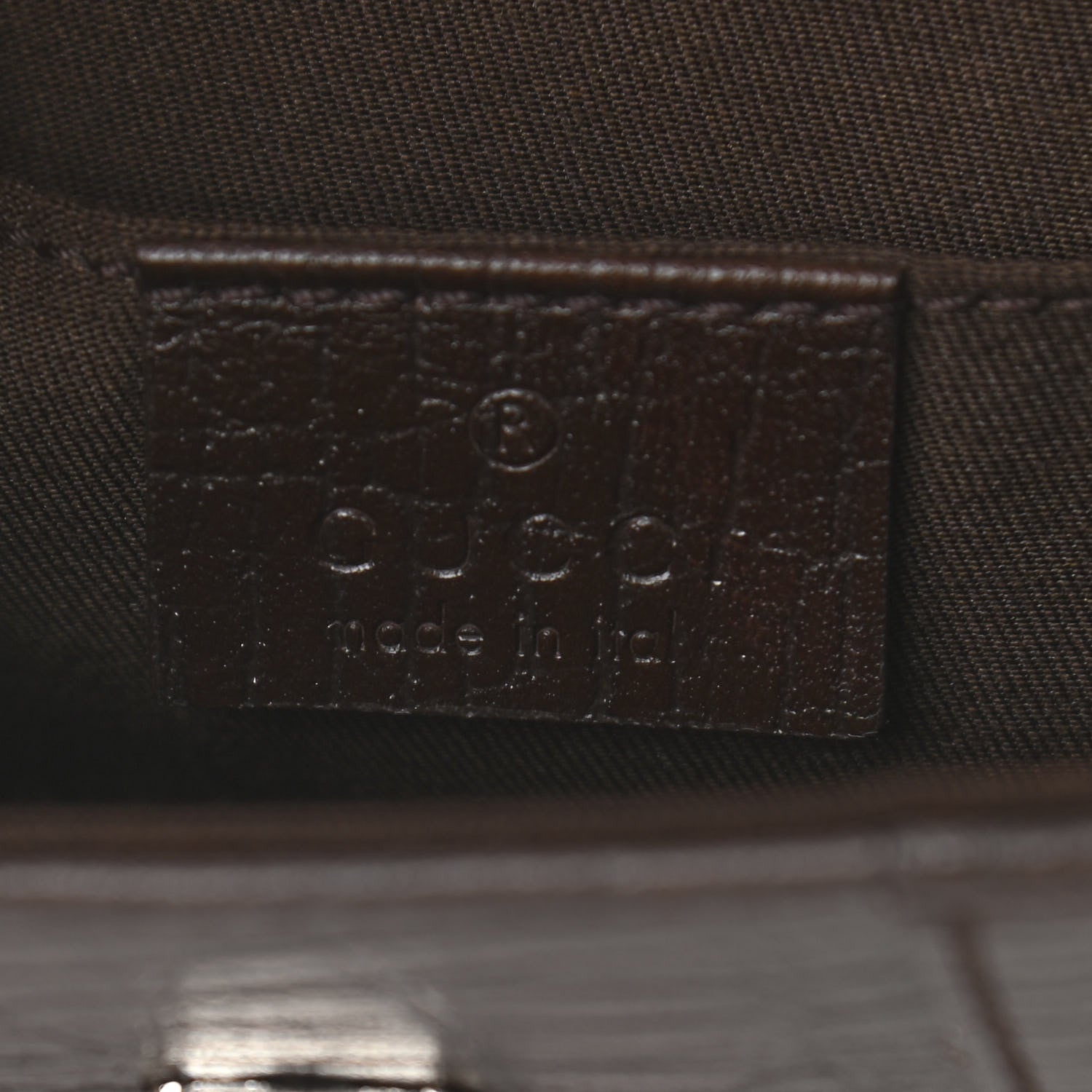 Gucci GG Monogram Plus Web Belt Bag Dark Brown 6 of 10
