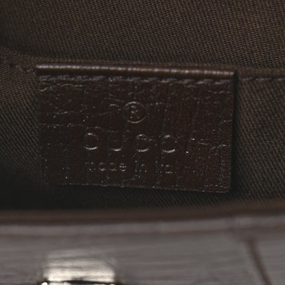 Gucci GG Monogram Plus Web Belt Bag Dark Brown 6 of 10