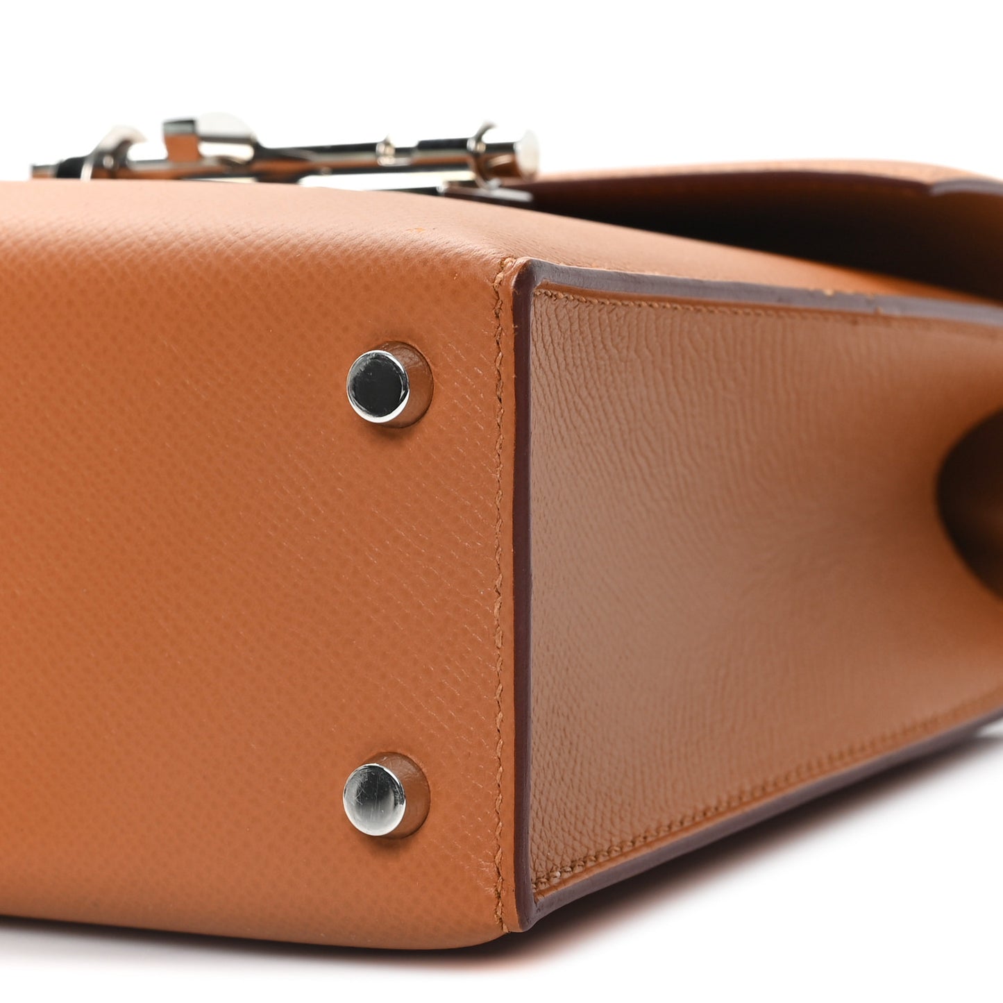 Epsom Verrou 21 Large Strap Gold Orange Ebene