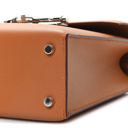 Hermes Epsom Verrou 21 Large Strap Gold Orange Ebene 10 of 10