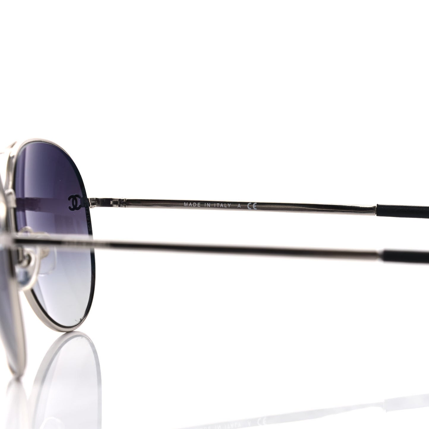 Metal Aviator CC Sunglasses 4189-T-Q Silver