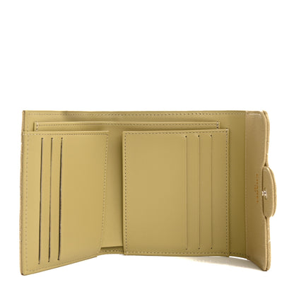 Chanel Caviar Quilted Compact Flap Wallet Light Green 5 of 8