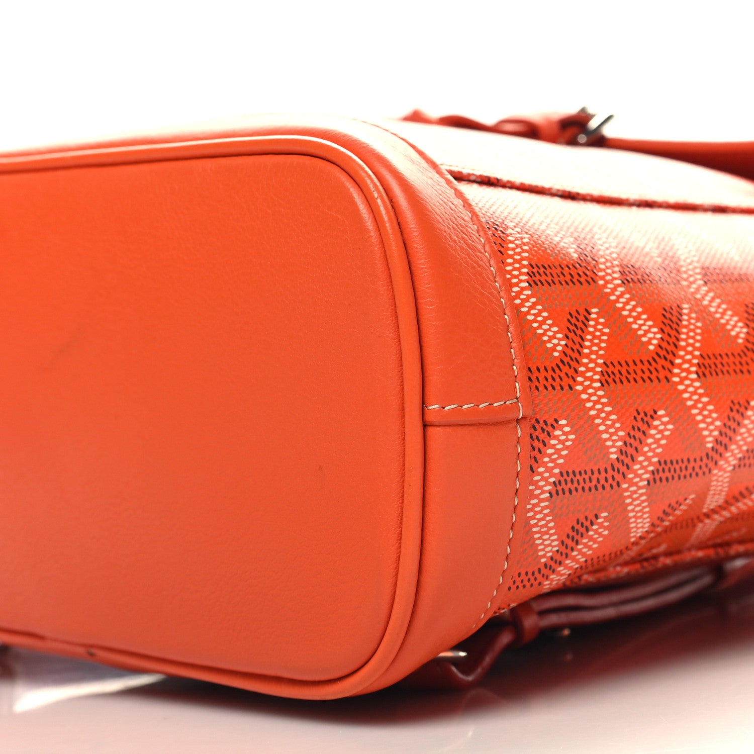 Goyard Goyardine Calfskin Mini Alpin Backpack Orange 10 of 11