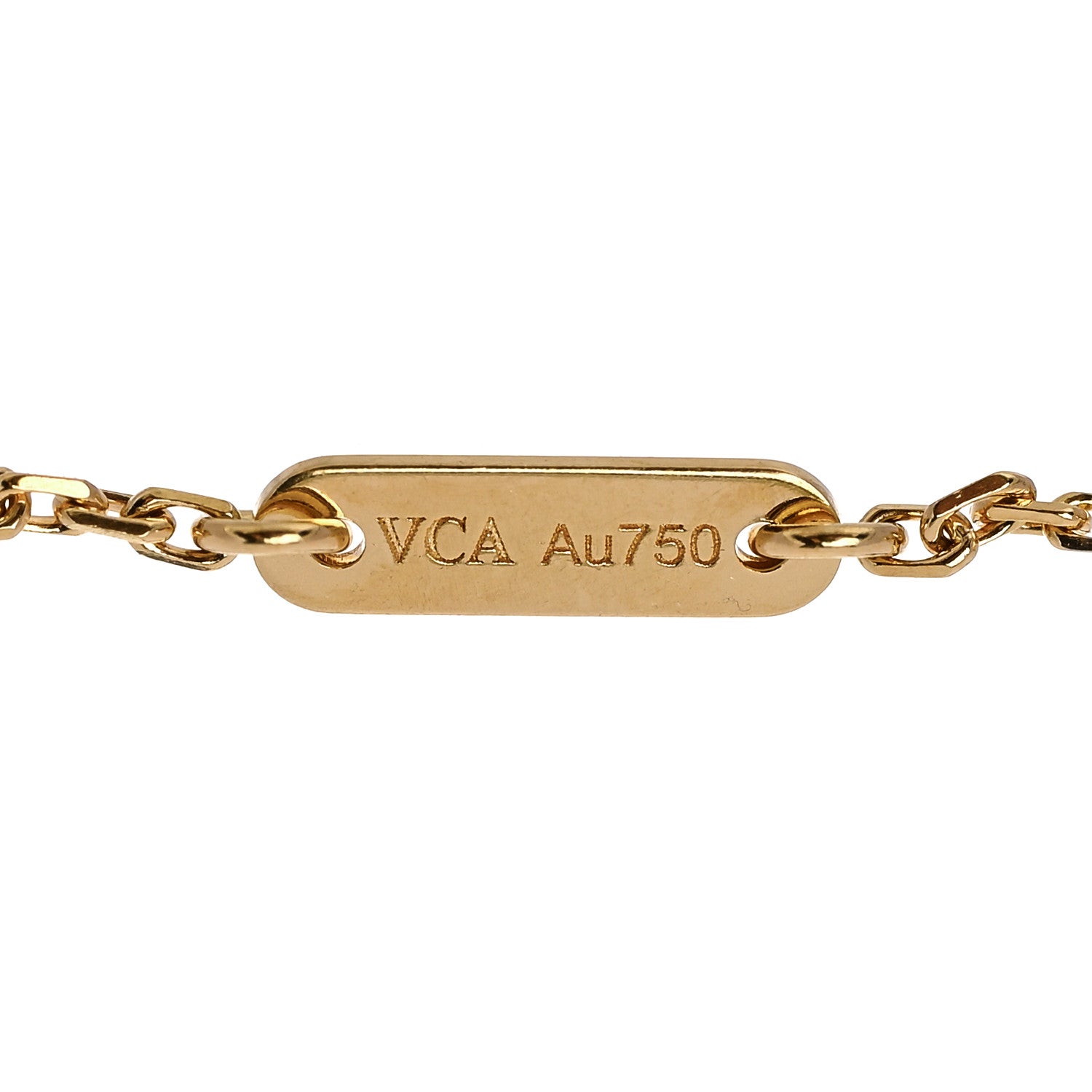Van Cleef & Arpels 18K Yellow Gold Mother of Pearl Sweet Alhambra Bracelet 3 of 5