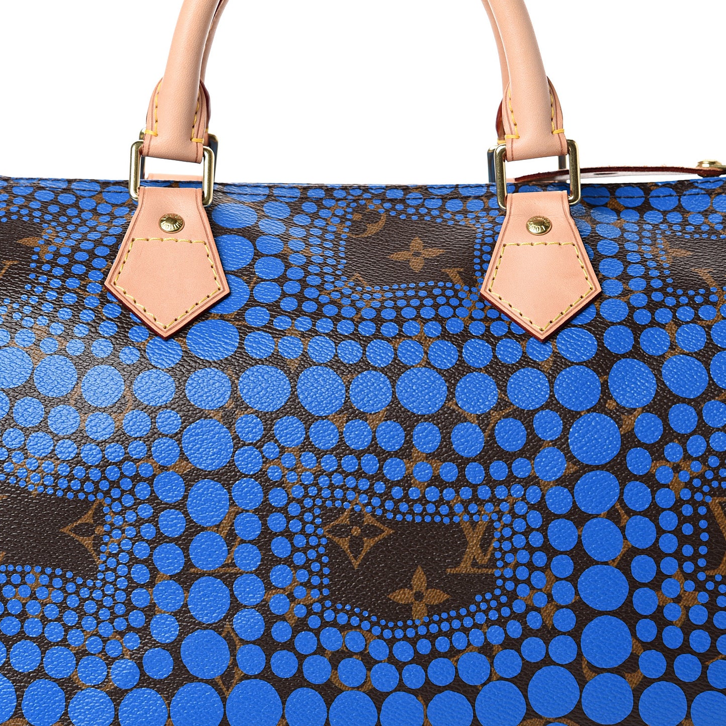 Monogram Kusama Town Speedy 30 Blue