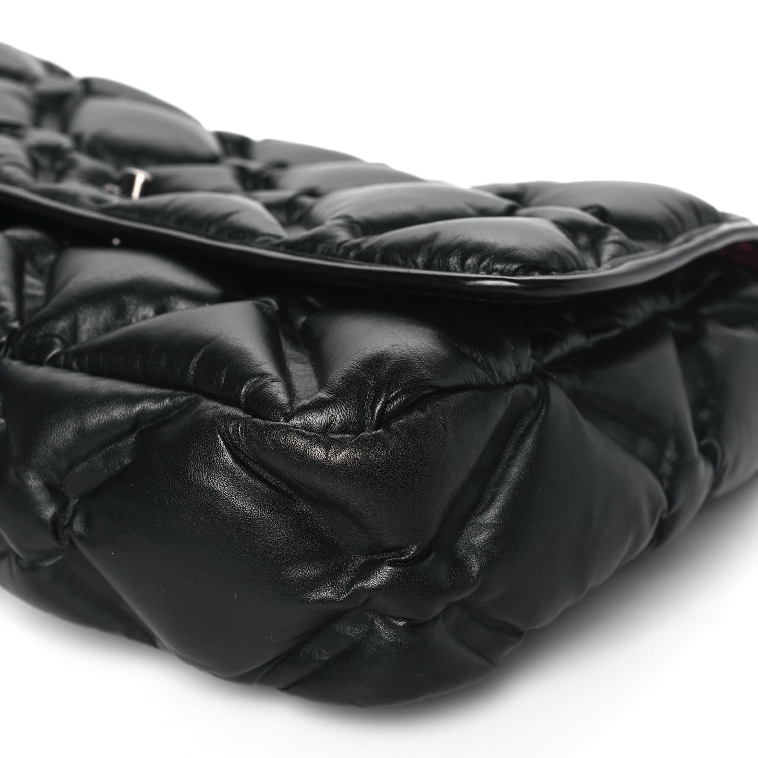 Chanel Calfskin Quilted Large Chesterfield Flap Black 10 of 10