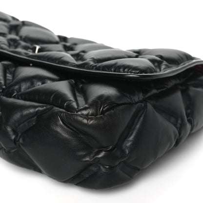 Chanel Calfskin Quilted Large Chesterfield Flap Black 10 of 10