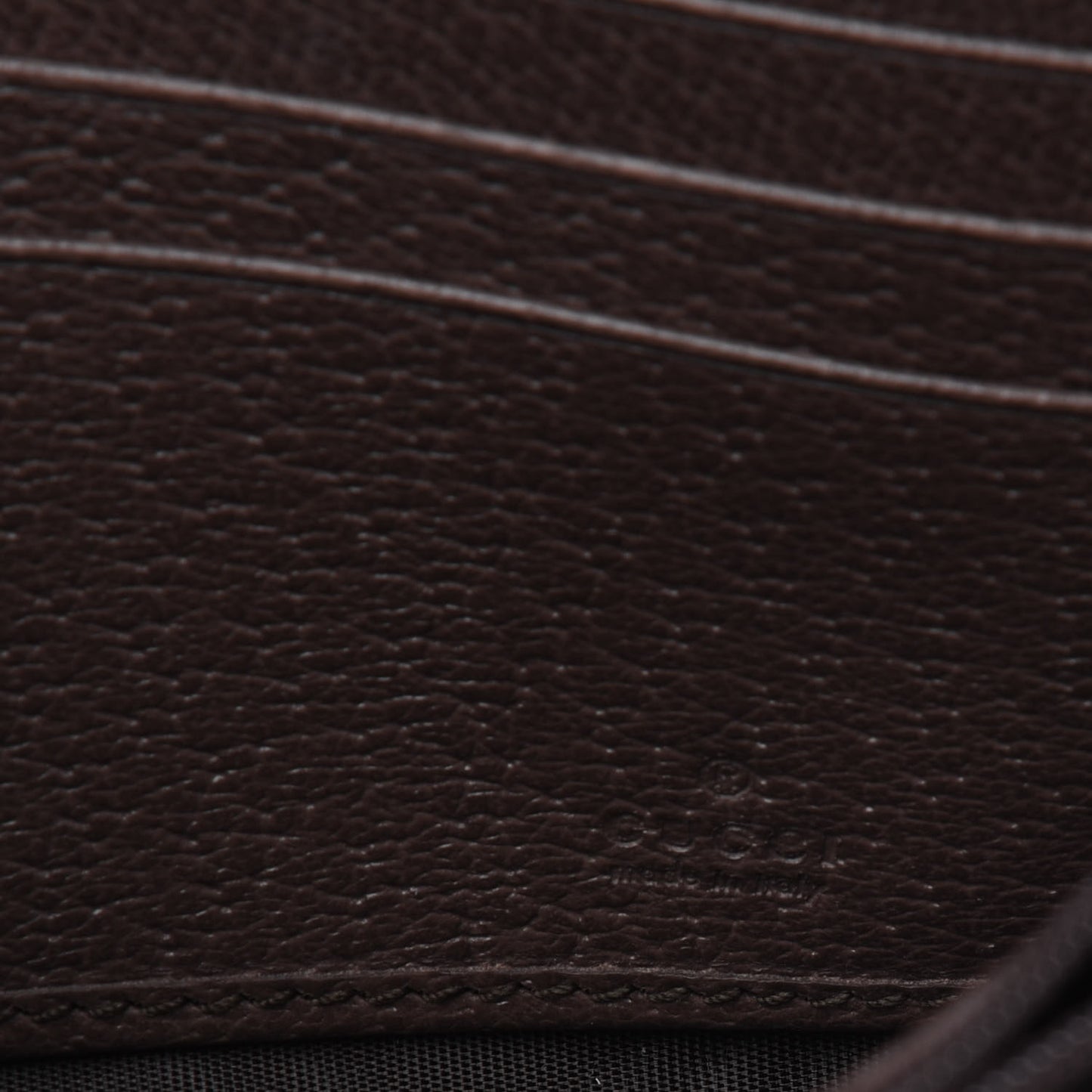 GG Supreme Monogram Web Ophidia Continental Wallet Brown