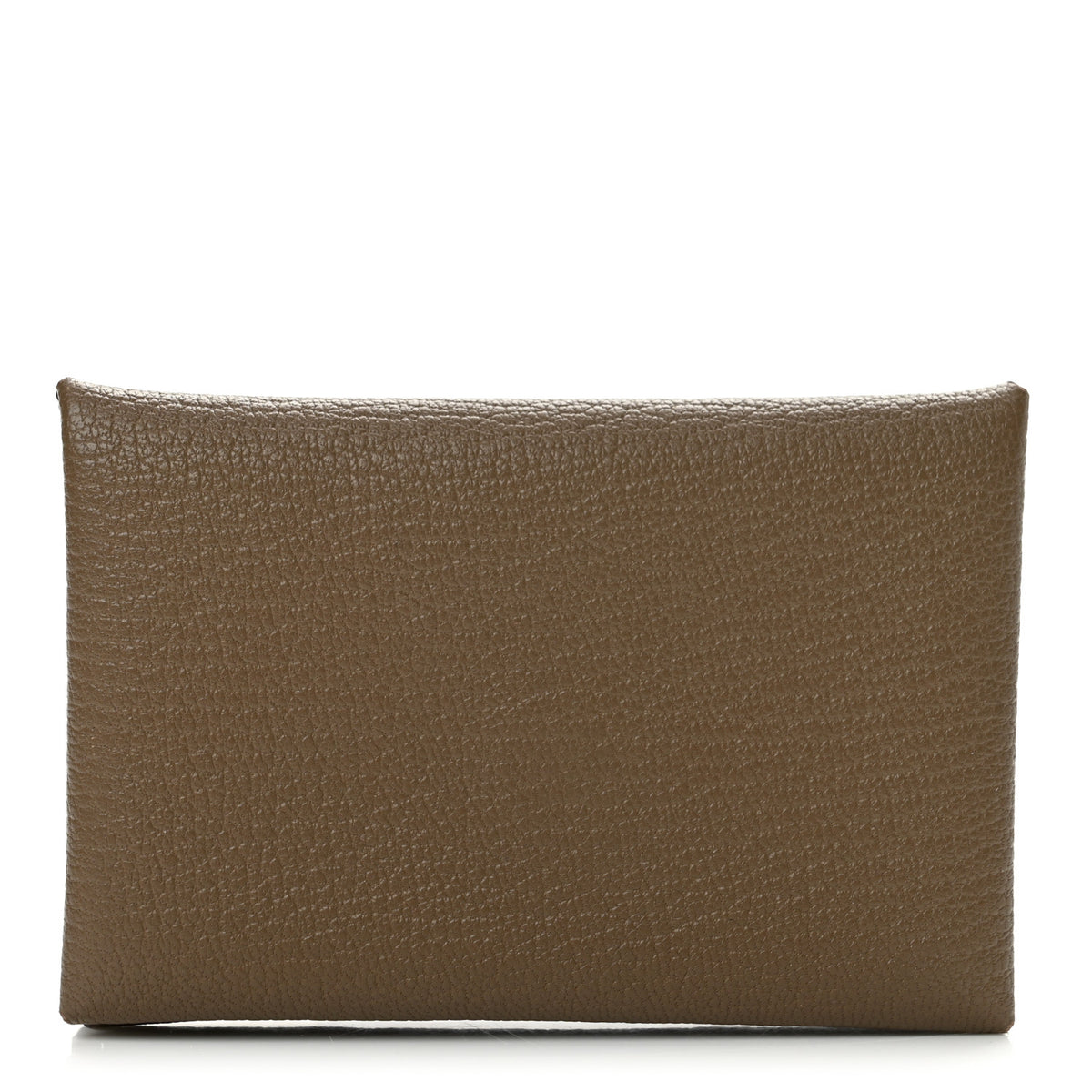 Chevre Mysore Calvi Card Case Etoupe