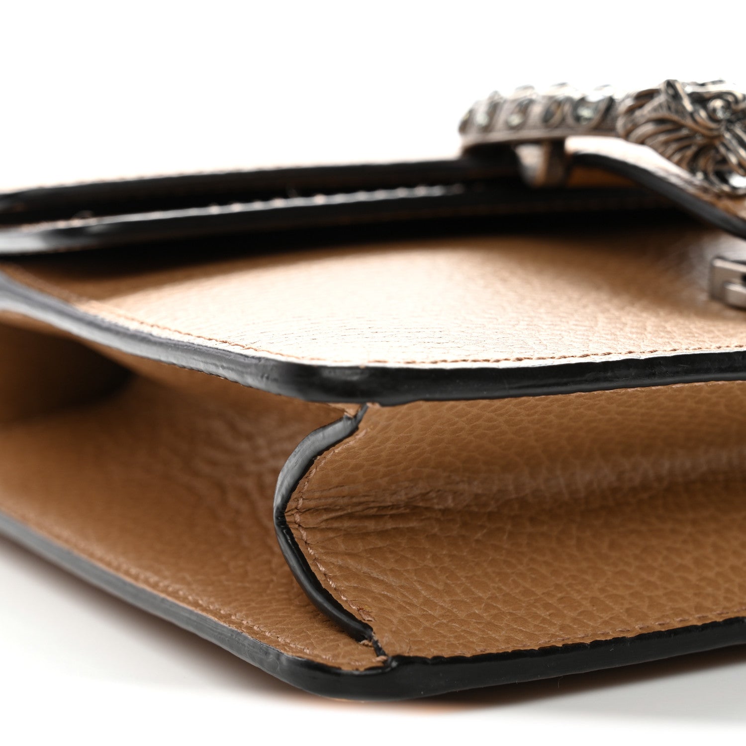 Gucci Dollar Calfskin Crystal Mini Dionysus Shoulder Bag Natural Tan Black Diamond 23 of 28