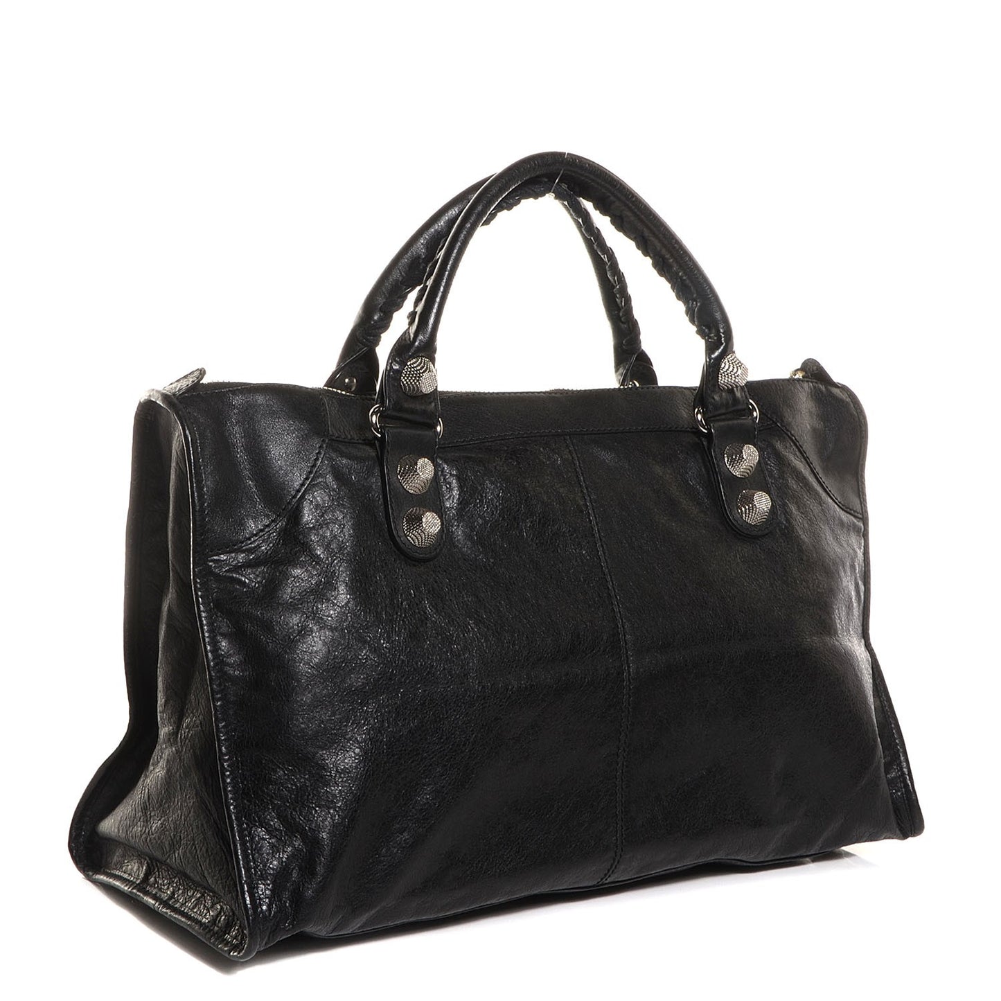 Agneau Giant 21 Silver Hardware Work Black