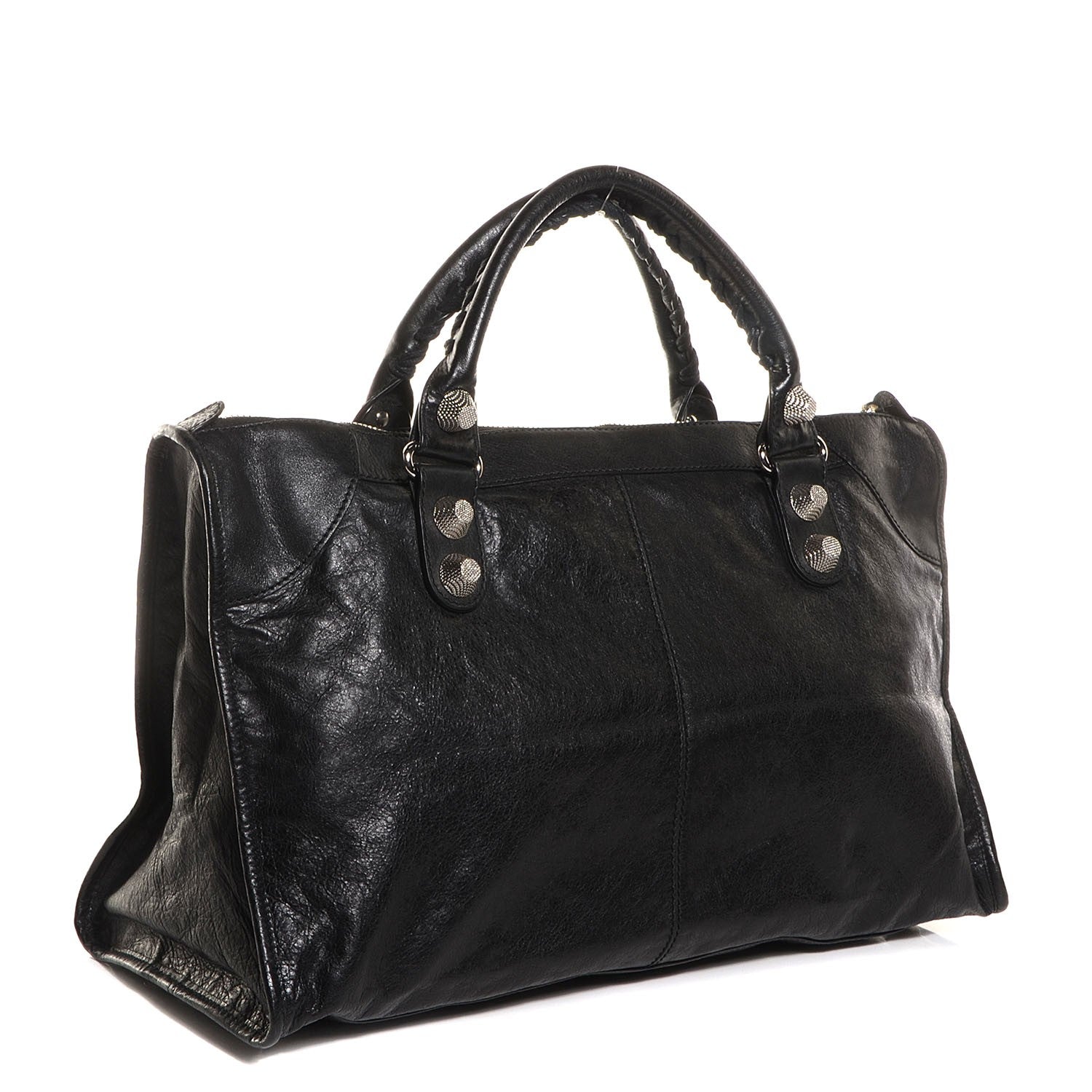Balenciaga Agneau Giant 21 Silver Hardware Work Black 5 of 11