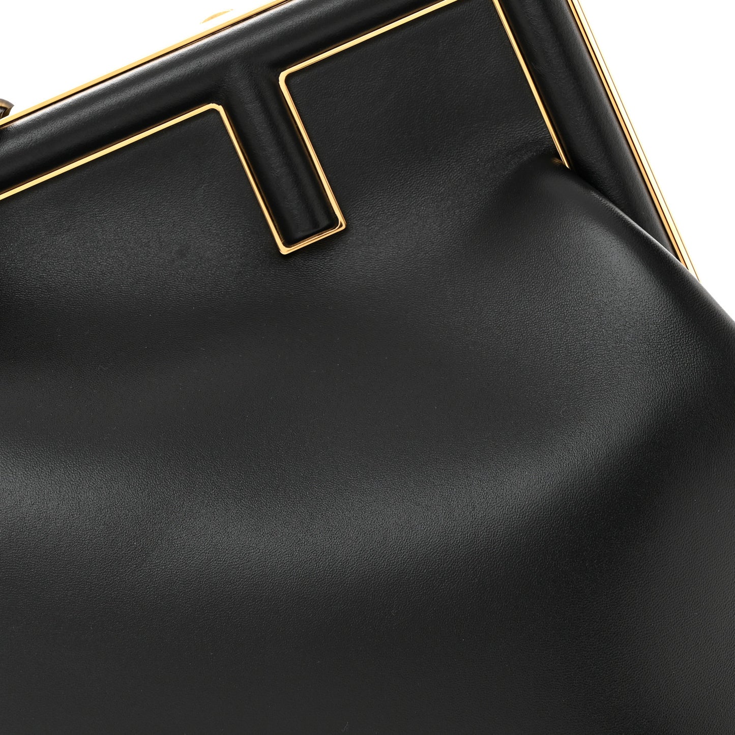 Shiny Nappa Medium Fendi First Black