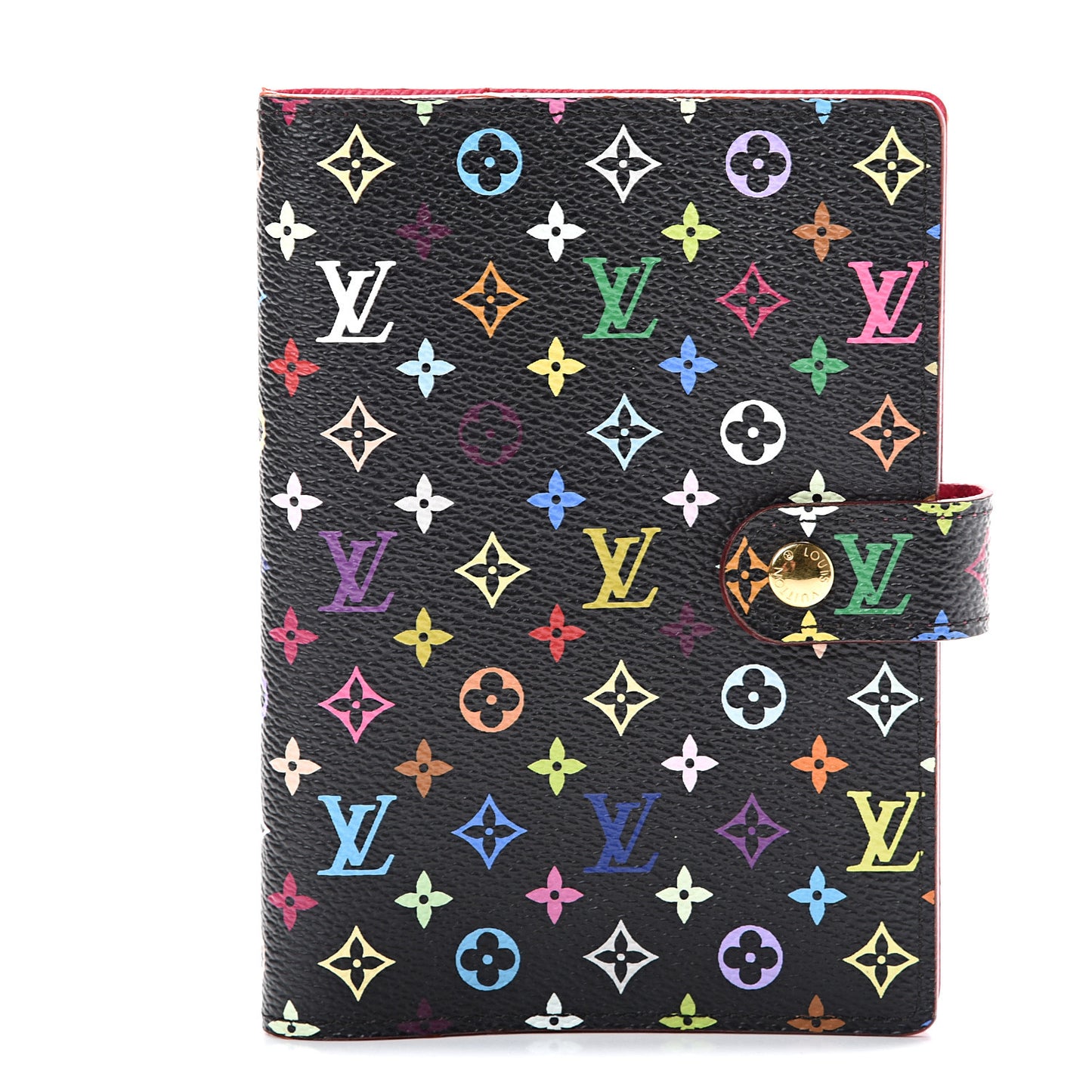 Monogram Multicolor Small Ring Agenda Cover Black Grenade