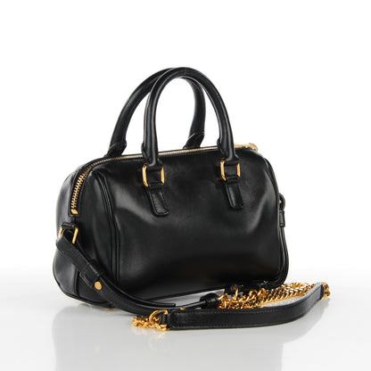 Saint Laurent Lambskin Toy Classic Duffle Black 3 of 7