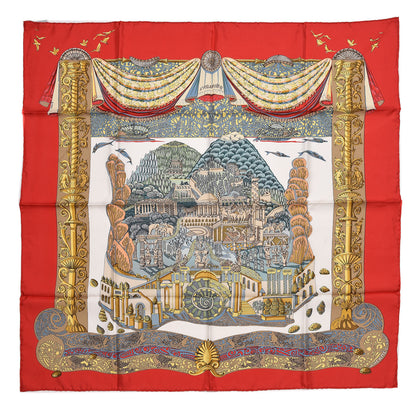 Hermes Silk L’Atlantide Scarf 90 1 of 4