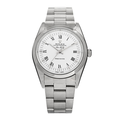 Rolex Stainless Steel 34mm Oyster Perpetual Air-King Watch White Roman 14000 2 of 8