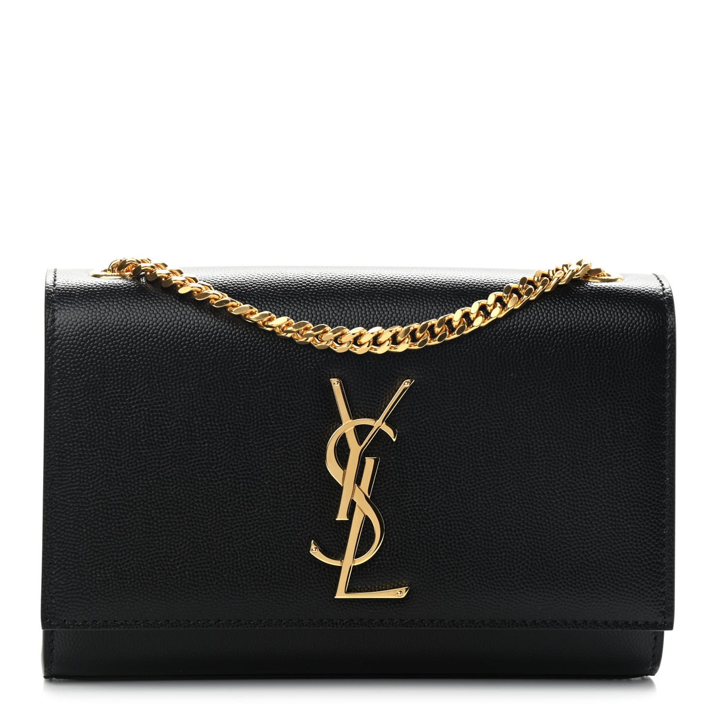 Grain De Poudre Small Monogram Kate Satchel Black