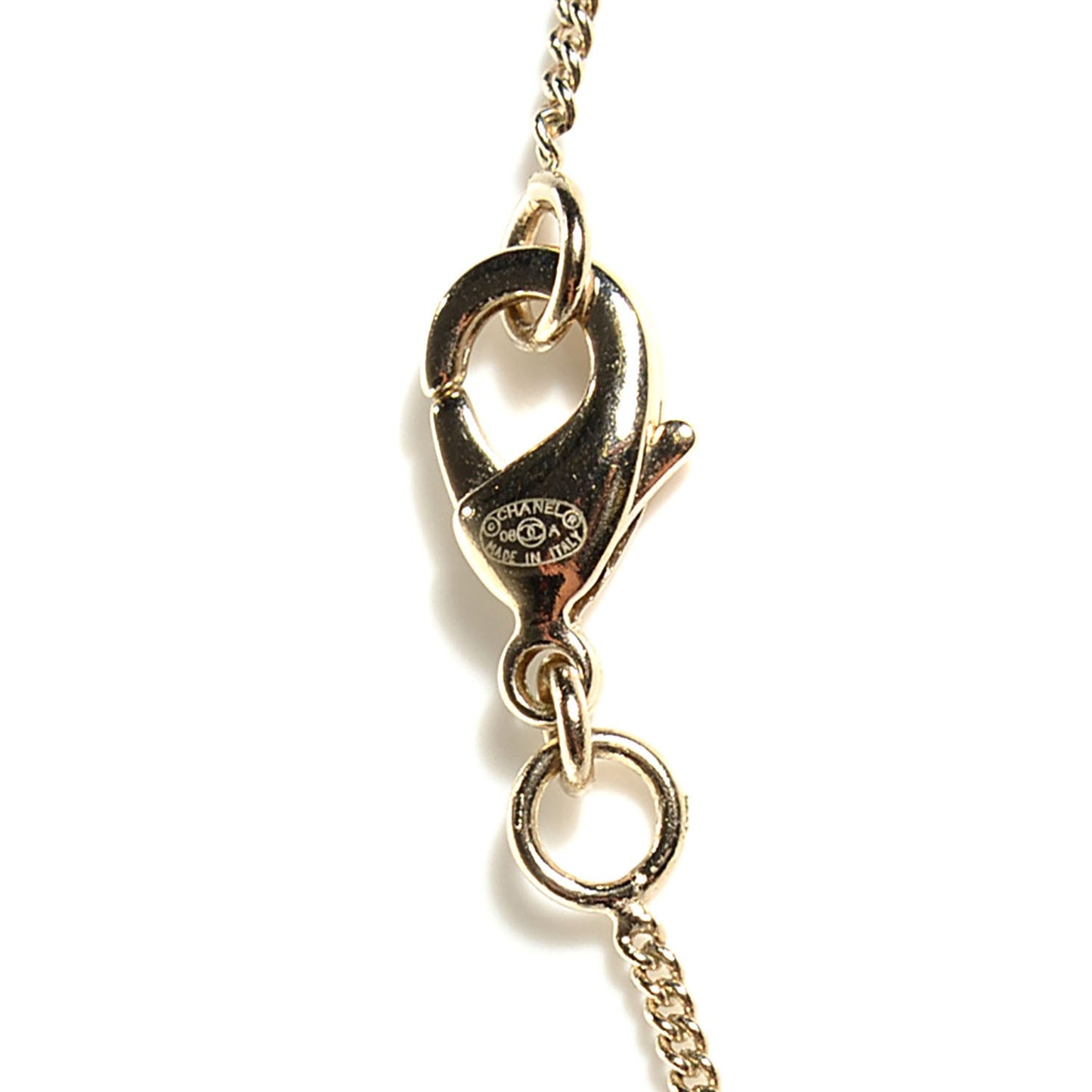 N°5 Perfume CC Necklace Gold