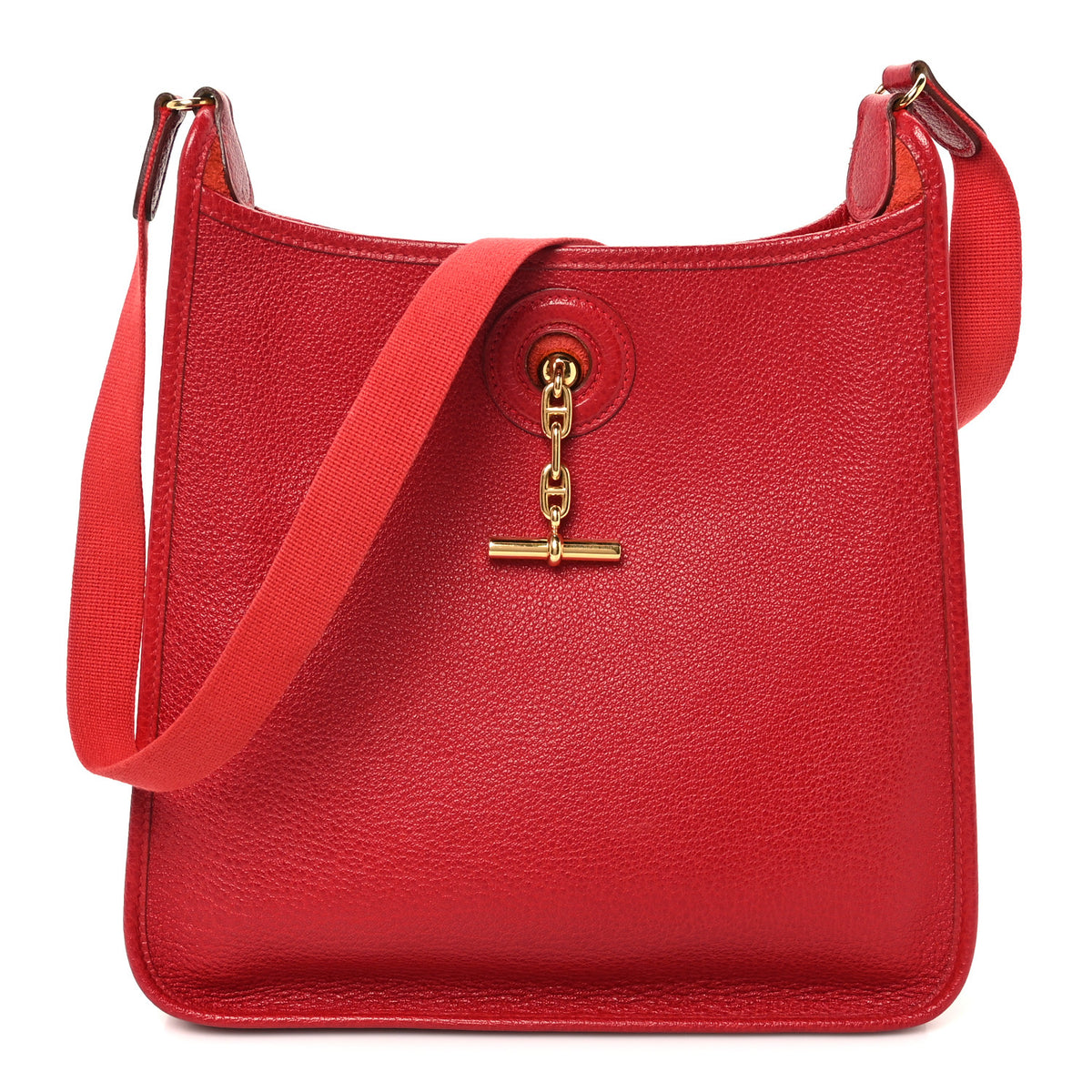 Hermes Buffle Skipper Vespa PM Rouge Vif 1 of 8