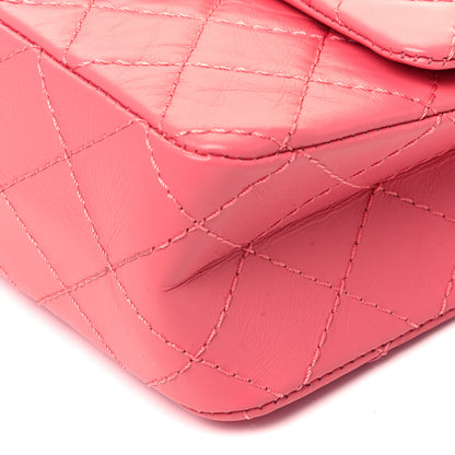 Chanel Aged Calfskin Quilted 2.55 Reissue Mini Flap Pink 8 of 8