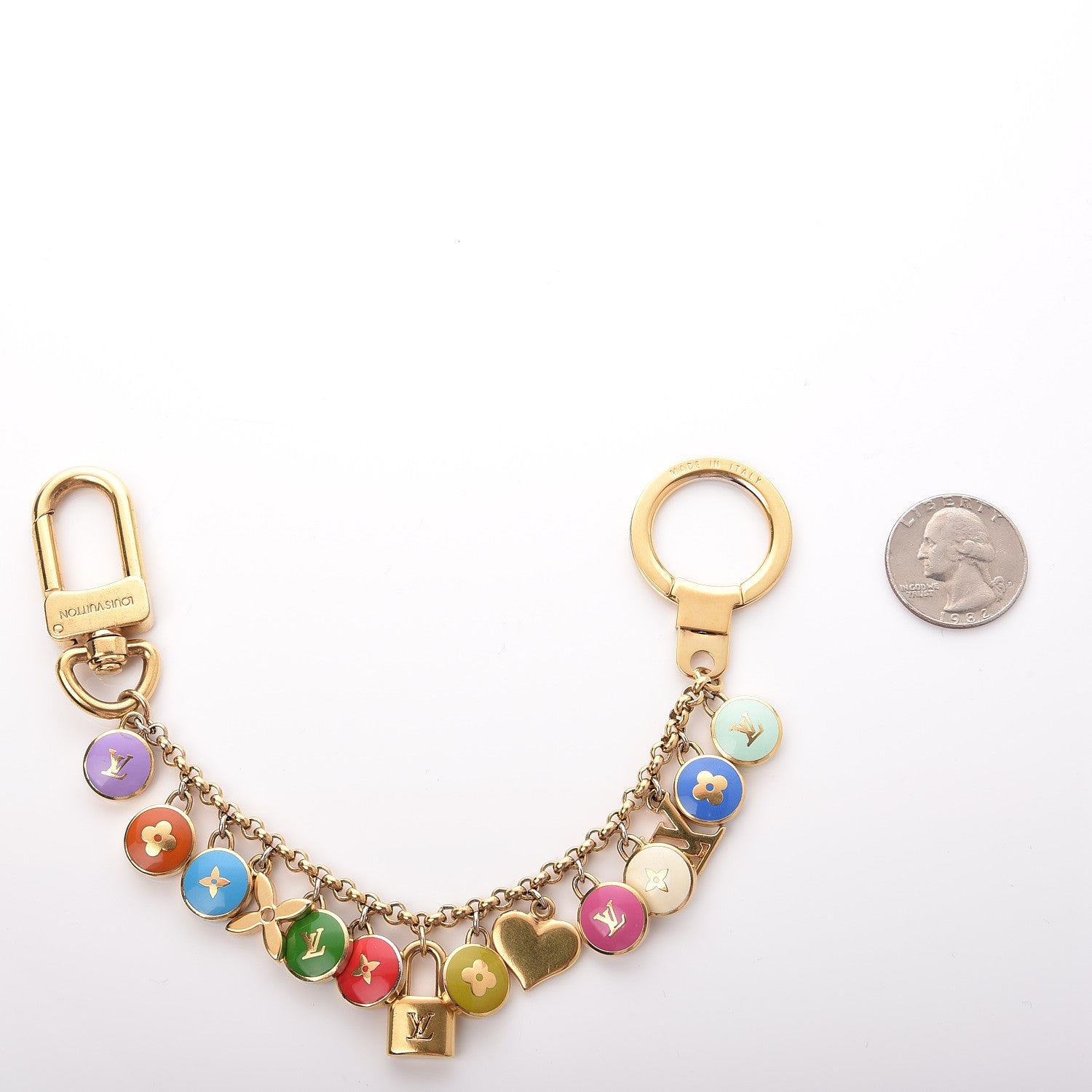 Louis Vuitton Pastilles Key Chain Bag Charm Multicolor 2 of 4