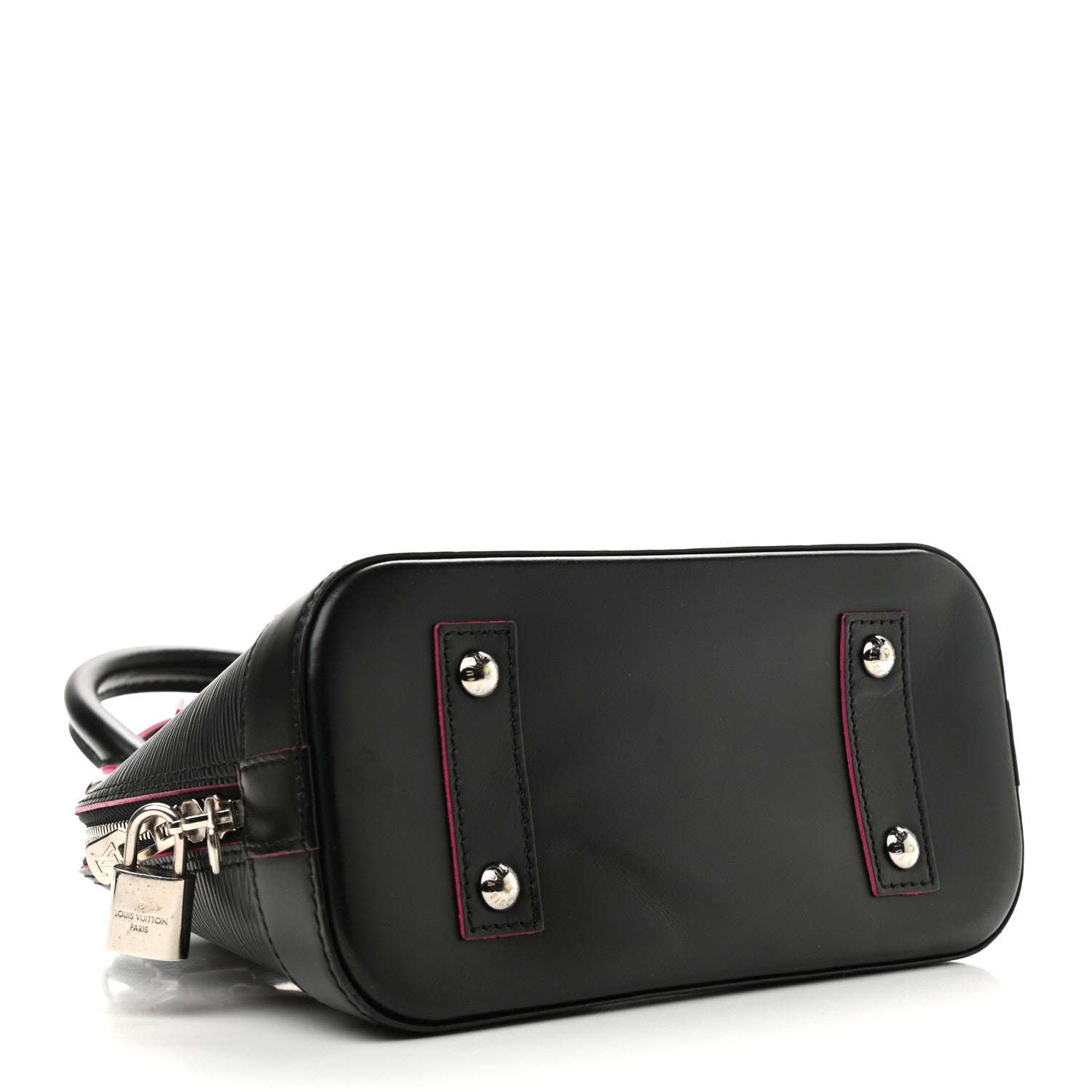 Louis Vuitton Epi Alma BB Black Hot Pink 4 of 10