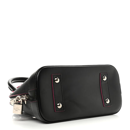 Louis Vuitton Epi Alma BB Black Hot Pink 4 of 10