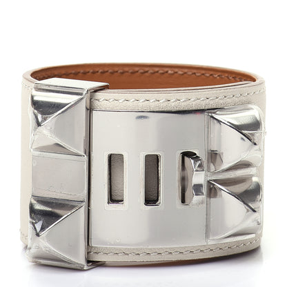 Hermes Swift Collier de Chien CDC Bracelet S Craie 3 of 5