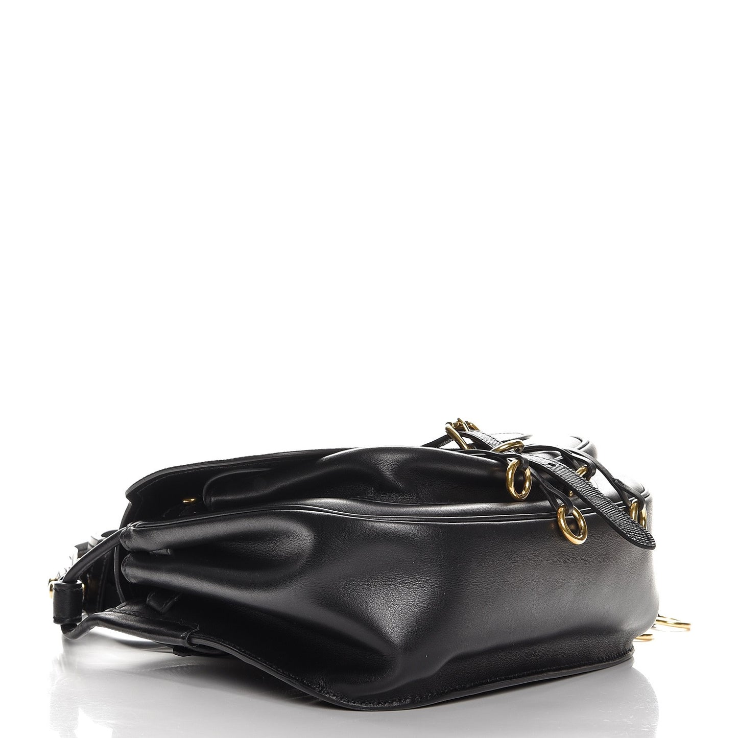 Saffiano Cuir Calf Corsaire Bag Nero Black