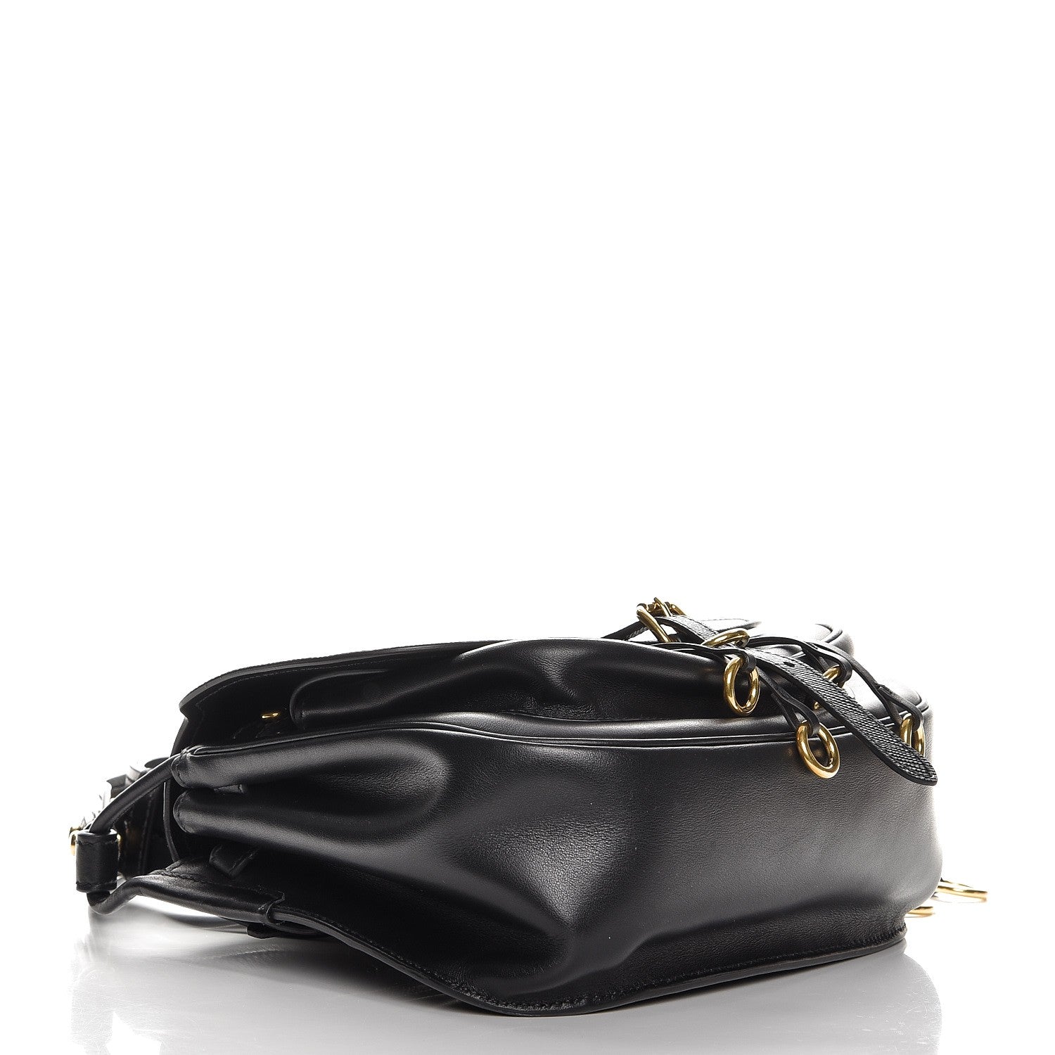 Prada Saffiano Cuir Calf Corsaire Bag Nero Black 4 of 7